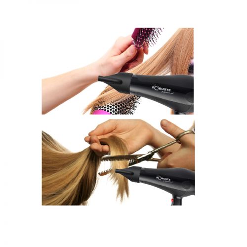 Robuste Sèche Cheveux Professionnel Pro 2000 - 2000 W - Noir – Image 3