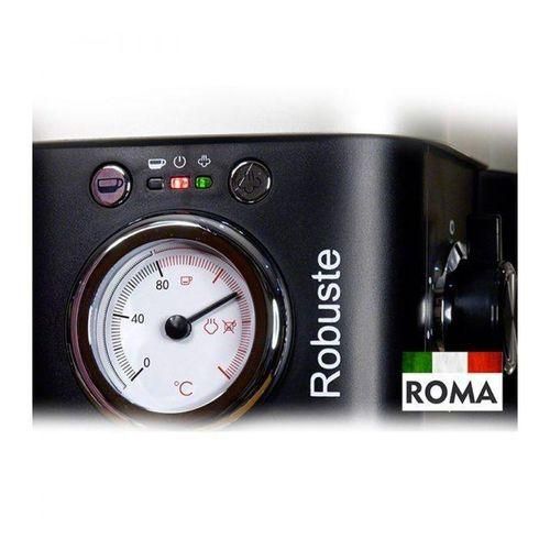 Robuste Cafetière Electrique Espresso Roma- 15 Bar - 1.2L-1100 Watts -Noir/Argent – Image 3