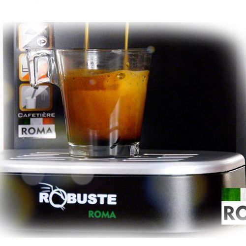 Robuste Cafetière Electrique Espresso Roma- 15 Bar - 1.2L-1100 Watts -Noir/Argent – Image 4