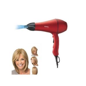 Robuste Cheveux Professionnel Pro 2000 Touche Air Frais - 2000 W - Rouge