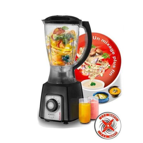 Robuste Blender BH550 - 550W - 1.5L avec Moulin et Lame en Acier Inoxydable BH 550
