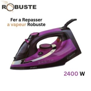 Robuste Fer À Repasser A Vapeur Ultragliss, 320 ml, 2400W, Semelle En Céramique