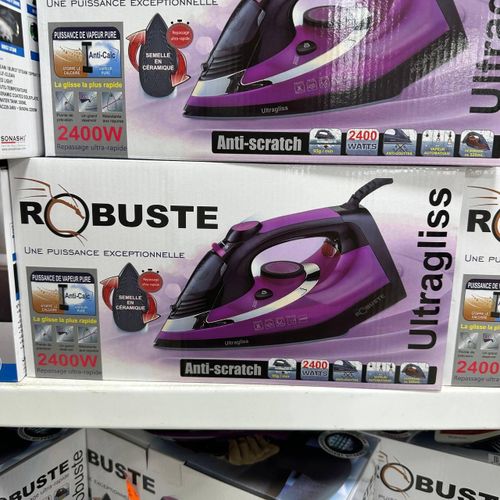 Robuste Fer À Repasser A Vapeur Ultragliss, 320 ml, 2400W, Semelle En Céramique – Image 4