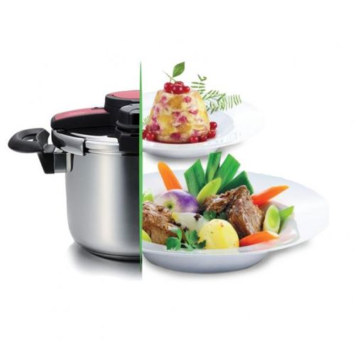 Robuste Cocotte Minute - Marmite 2En1 - 07 L - Inox – Image 3