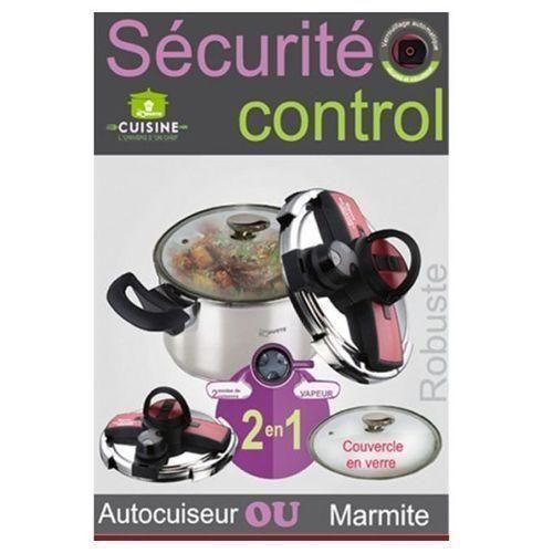 Robuste Cocotte Minute - Marmite 2En1 - 07 L - Inox – Image 4