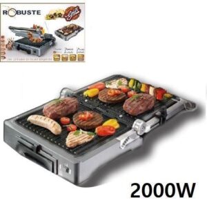 Robuste Panineuse et grill 2 en 1 2000w gv 2000 bio