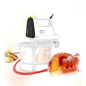 Robuste Batteur avec bol rotatif - T300 - Blanc