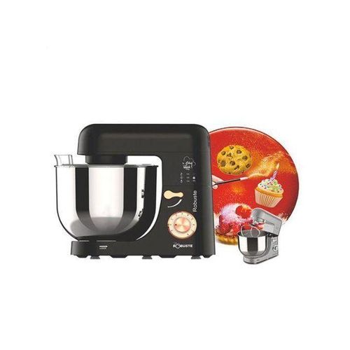 Robuste Pétrin 8 vitesses 8 Litres 3 KG 1800W - Promax Double crochets Noir – Image 2