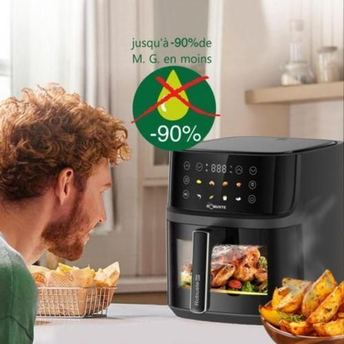 Robuste Air Fryer sans huile 8L 2000W à air - 8 Programmes Tactile avec Fenêtre Visible - Airfryer AF8 – Image 4