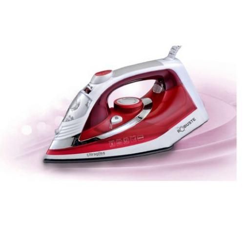Robuste Fer À Repasser A Vapeur - Ultra Rapide- 270 Ml - 2000 W -Blanc/Rouge
