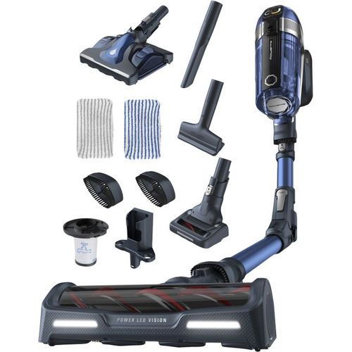 Rowenta Aspirateurs Balais Électriques Sans fil - Flex 11.60 Aqua - RH9890WO Bleu/Gris