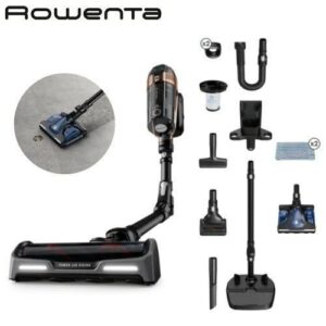 Rowenta Balai 2en1 Flexible Sans Fil Aspirateur et Laveur X-Force Flex 15.60, 230AW ,80min, RH99G1WO