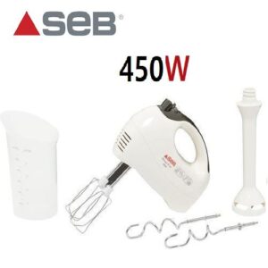 Seb Batteur Electrique Prepline - HT411100 -450 W - Blanc/noir