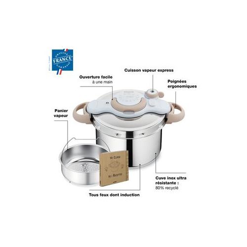 Seb Cocotte Minute - Clipso Minut Eco Respect - Beige 9L – Image 2