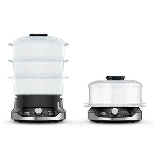 Seb Cuiseur vapeur Ultracompact 3 bols -9 L-800W-VC204800-Noir – Image 3