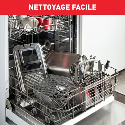 Seb Friteuse semi-professionnelle - Clean 3,5 L, 2300 W, Jusqu'à 6 pers, Filtration automatique de l'huile, Minuteur digital, Thermostat, Boite de stockage d'huile – Image 4