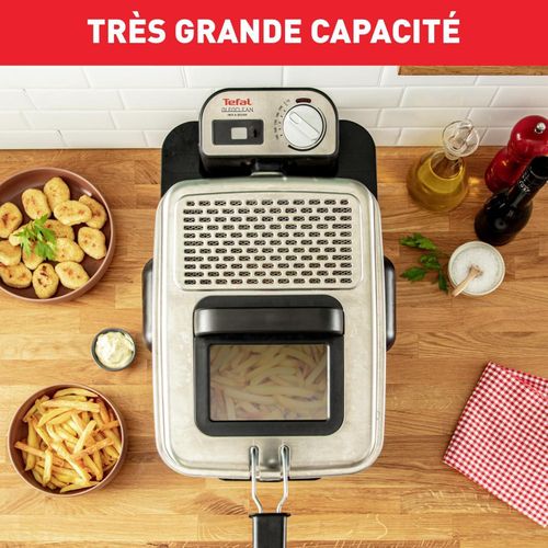 Seb Friteuse semi-professionnelle - Clean 3,5 L, 2300 W, Jusqu'à 6 pers, Filtration automatique de l'huile, Minuteur digital, Thermostat, Boite de stockage d'huile – Image 5