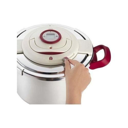 Seb Autocuiseur Cocotte Minute - Clipso+ Précision 4.5L - Gris/Rouge – Image 2