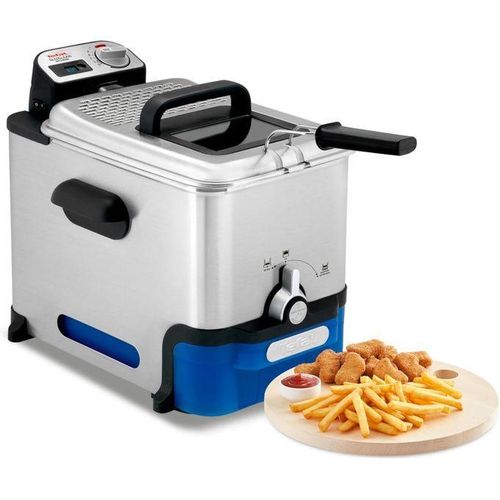 Seb Friteuse Électrique En Inox 3.5L 2300W Avec Filtration Automatique De l’Huile Semi Pro