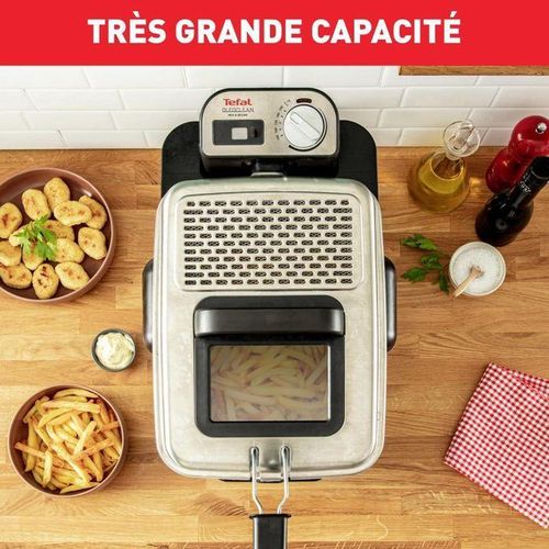 Seb Friteuse Électrique En Inox 3.5L 2300W Avec Filtration Automatique De l’Huile Semi Pro – Image 4