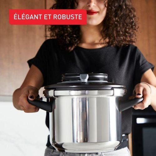 Seb Cocotte-minute SEB-Clipso+ CHEF 10 L, Induction, 4programmes de cuisson – Image 2