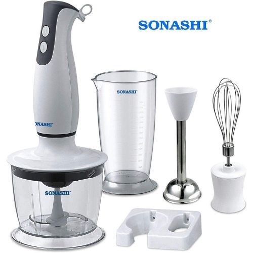Sonashi Mixeur Plongeant 3 En 1 - Shb-169Jbc - Blanc/ Noir