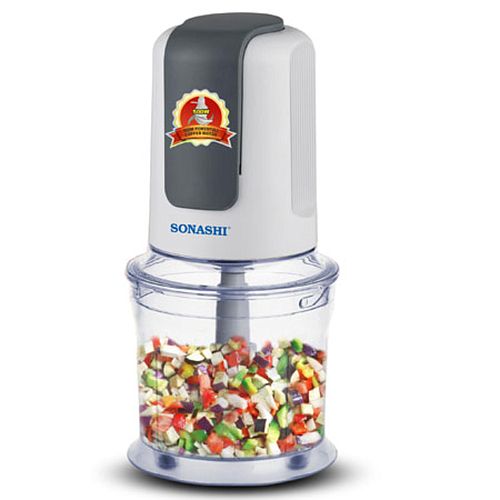 Sonashi Hachoir à Double Lame - SMC-12 - 500 Ml - 500 W - Blanc