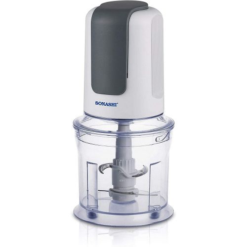 Sonashi Mini Hachoir À Double Lame - Smc-12 - 500 Ml - 500 W - Blanc/gris – Image 5
