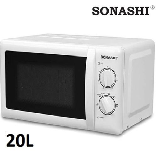 Sonashi Micro Onde Porte A Bouton 700 W- 20 L - Smo-922- Blanc