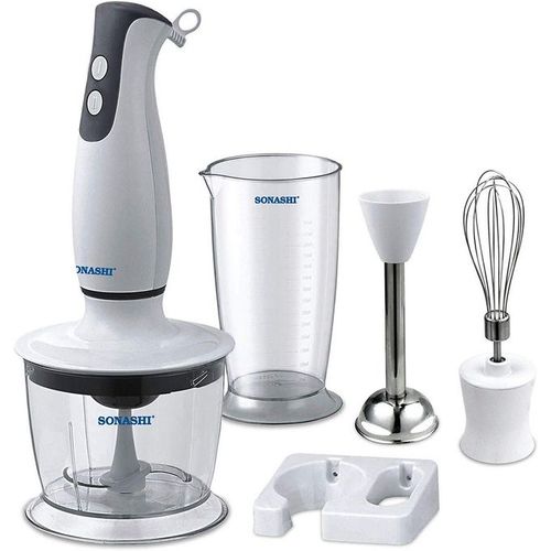 Sonashi Mixeur Electrique Multifonction 3 in 1 Shb -169 Jbc - Blanc – Image 2