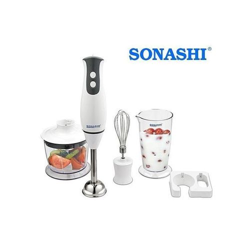 Sonashi Mixeur Electrique Multifonction 3 in 1 Shb -169 Jbc - Blanc – Image 3