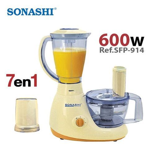 Sonashi Blender Robot Hachoir viande et légumes 7en1 multifonction 600W