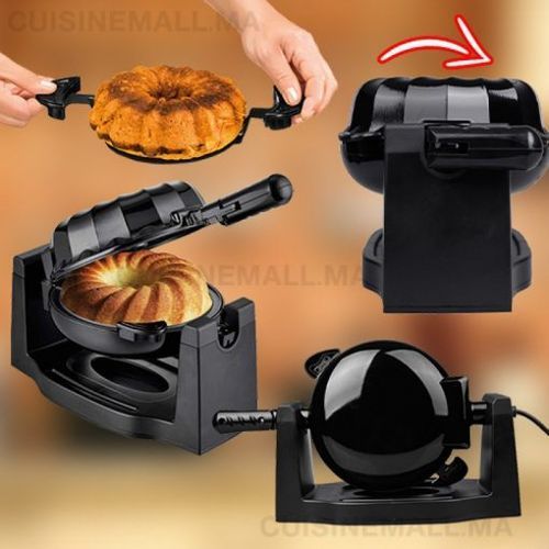 Sonashi Four Pâtissier Électrique Avec Fonction Rotative Cake Maker Anti Adhérentes 1200W – Image 5