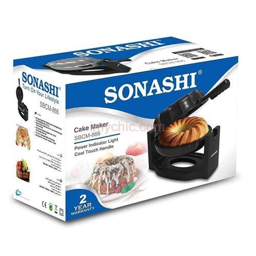 Sonashi Four Pâtissier Électrique Avec Fonction Rotative Cake Maker Anti Adhérentes 1200W – Image 6