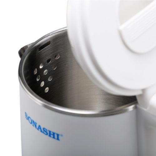Sonashi Bouilloire électrique Sans Fil En Inox 1.2L 1620W-SKT-1201N blanc – Image 4