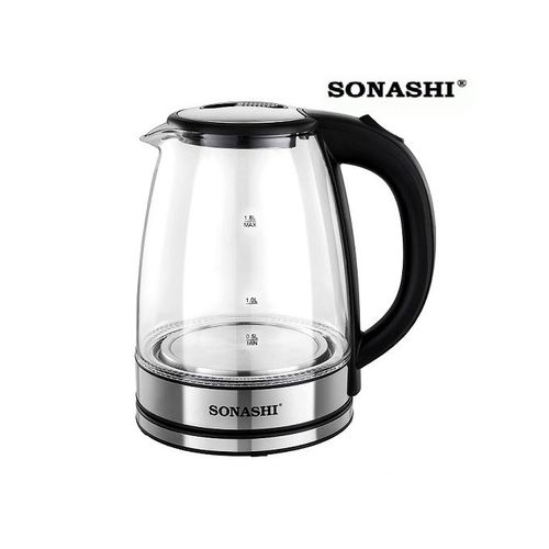 Sonashi Bouilloire En Verre De 1,8 Litre SKT-1809