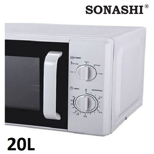 Sonashi Micro Onde - Porte A Poignée 700 W- 20 L - Smo-921 -Blanc
