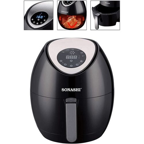 Sonashi Friteuse Électrique Digitale Sans Huile Technologie À Air Rapide 1400 W 4.2 L- SAF-001 – Image 4