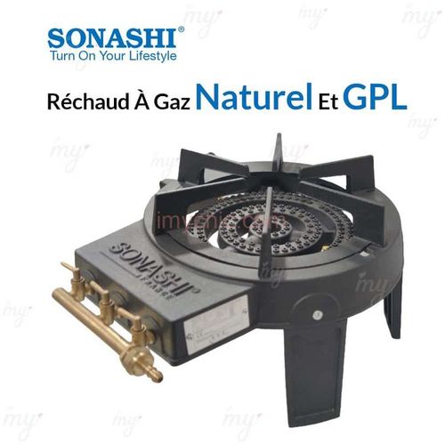 Sonashi Tabouna Réchaud À Gaz Sonashi SGB-501C( Réchaud À Gaz )- Noir – Image 2