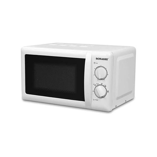 Sonashi Micro Onde Smo-922- Porte A Bouton 700 W- 20 L - Blanc