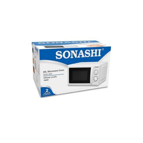 Sonashi Micro Onde Smo-922- Porte A Bouton 700 W- 20 L - Blanc – Image 3