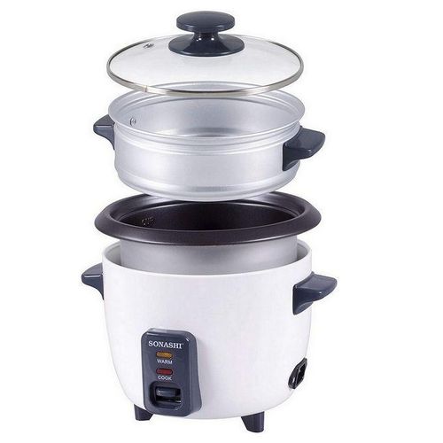 Sonashi Cuiseur A Vapeur & Rizière 2 En 1 Avec Arrêt Automatique De La Vapeur 1,8 L – Image 2