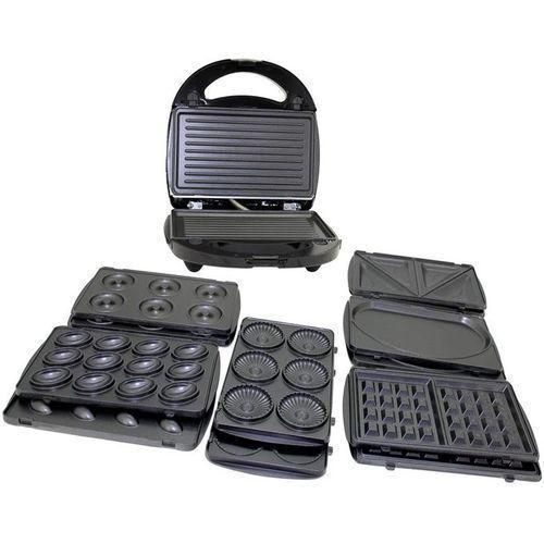 Sonashi Panineuse Multi-Grill - SSM-862 -7in1 Presse Sandwich 640-760W Noir & Argent – Image 4