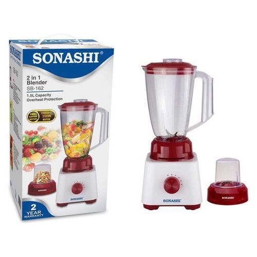 Sonashi Mélangeur multi-usages 2 en 1 ( Blender et mixeur) 350 W SB-162 – Image 2