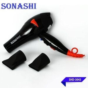 Sonashi Sèche Cheveux 2 Vitesses- 2000 Watts SHD-3043 -Noir-Rouge