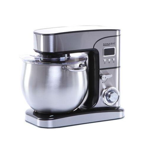 Sonashi Robot Pétrin Multifonctions En Acier Inoxydable 2000W - 12 L - 6 KG - Écran LCD – Image 3