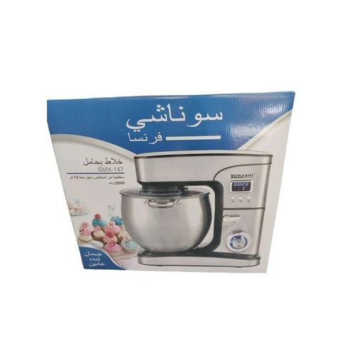Sonashi Robot Pétrin Multifonctions En Acier Inoxydable 2000W - 12 L - 6 KG - Écran LCD – Image 7