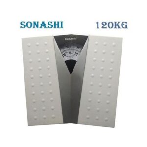 Sonashi Pèse Personne Mécanique Avec Base Solide 120Kg-SSC- 2226 -Gris-Noir