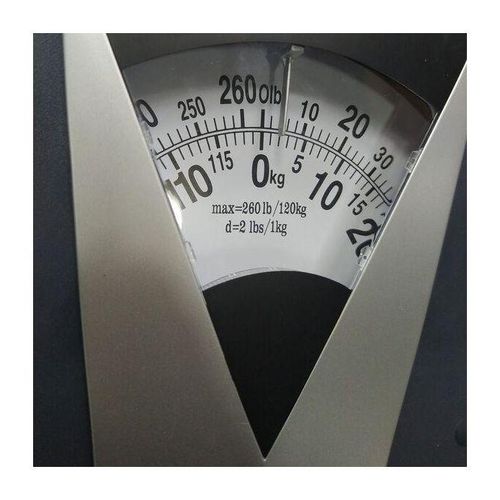 Sonashi Pèse Personne Mécanique Avec Base Solide 120Kg-SSC- 2226 -Gris-Noir – Image 2