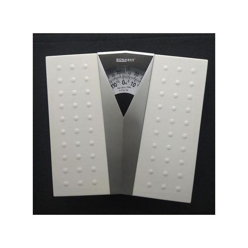 Sonashi Pèse Personne Mécanique Avec Base Solide 120Kg-SSC- 2226 -Gris-Noir – Image 3